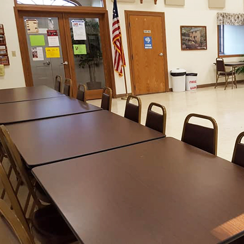 Wautoma Senior Center main hall